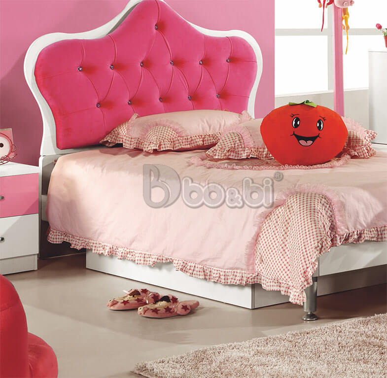 Giường công chúa màu hồng BB BABY856G-2